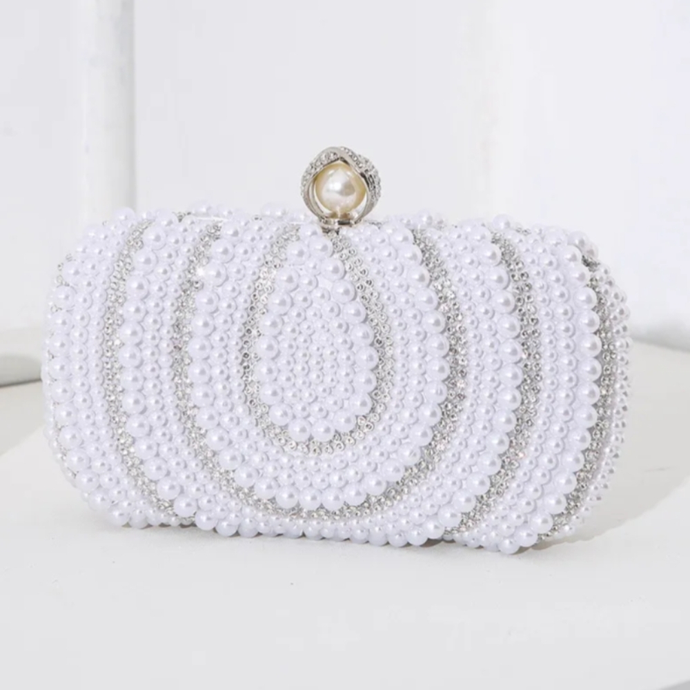 Tara - Water Droplet Shaped Pearl Clutch - Picture 2 of 7